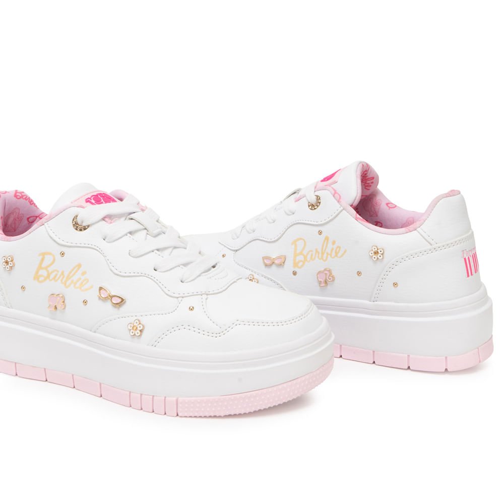 Zapatilla Casual 2BY-126 Blanco Barbie - Imagen 7