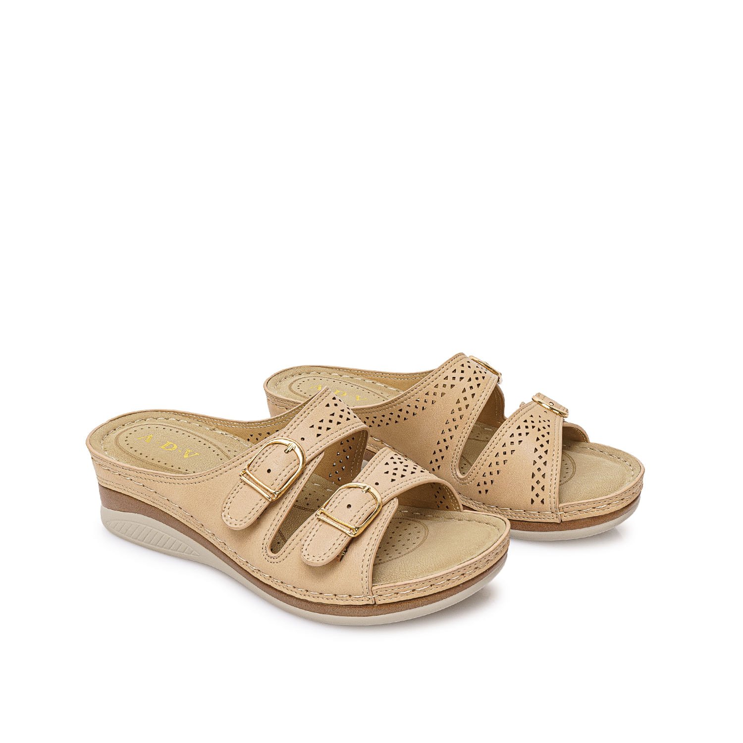 Sandalia Slide Casual ABY-2602 Nuez ADV - Imagen 8