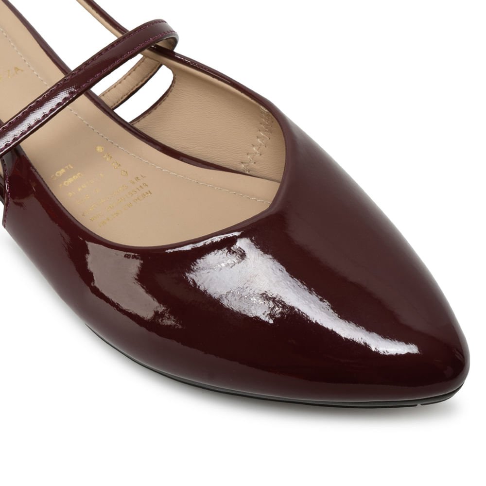 Zapato Ballerina Casual ALAY-2519 Vino Piazza - Imagen 2
