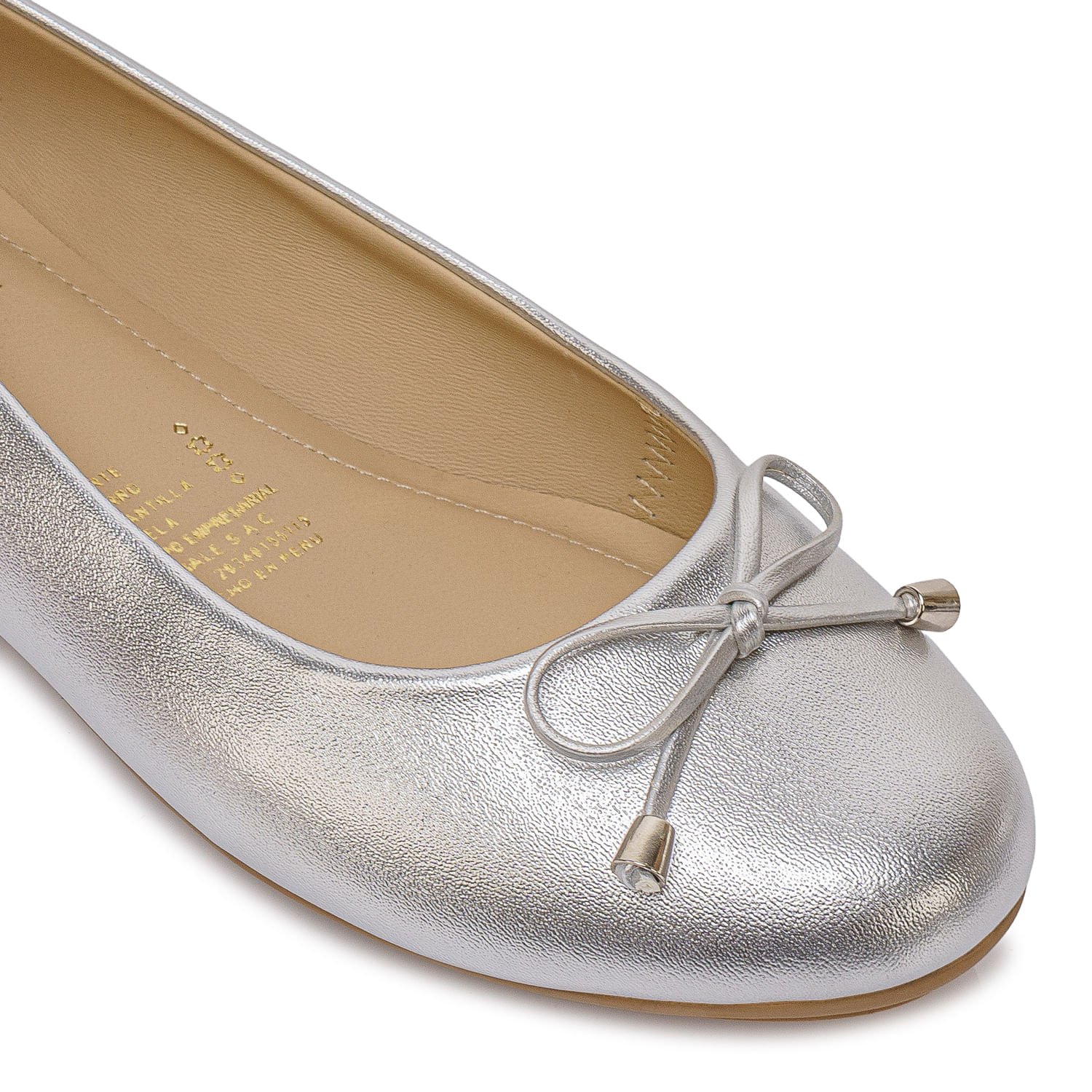 Zapato Ballerina Casual ALAY-2606 Plata Piazza - Imagen 2