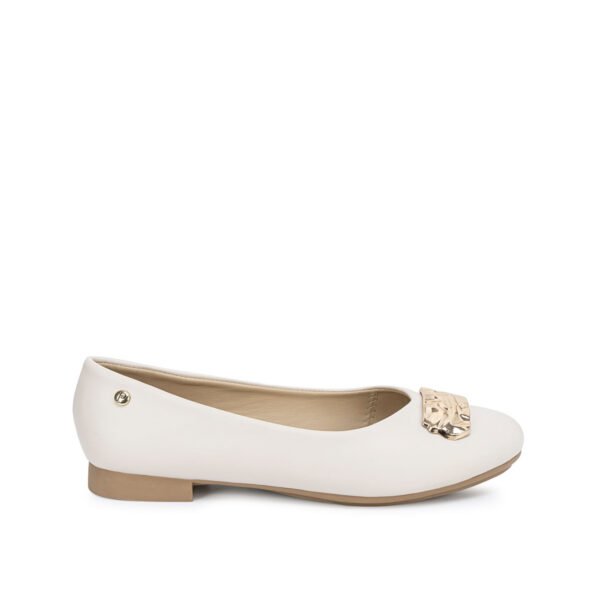 Zapato Ballerina Casual ALAY-2612 Hueso Piazza