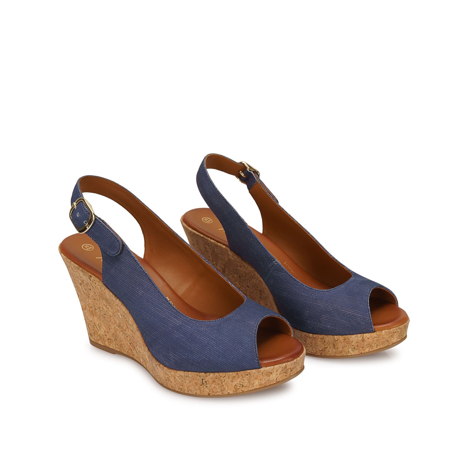Sandalia Peep Toe Casual ALE-2638 Jean Viale Cuero - Imagen 4