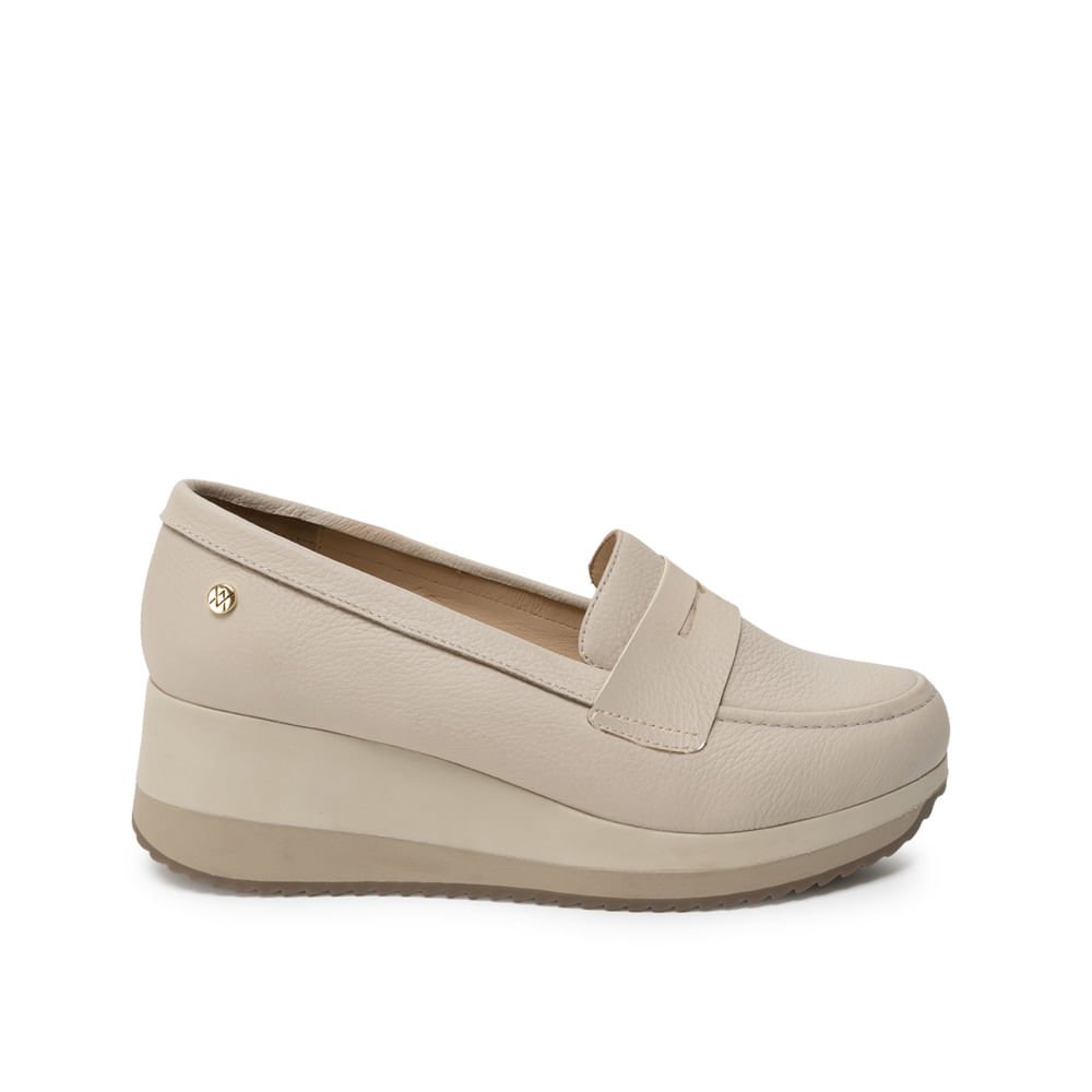 Zapato Oxford Casual ALE-2639 Vainilla Viale Cuero - Imagen 9