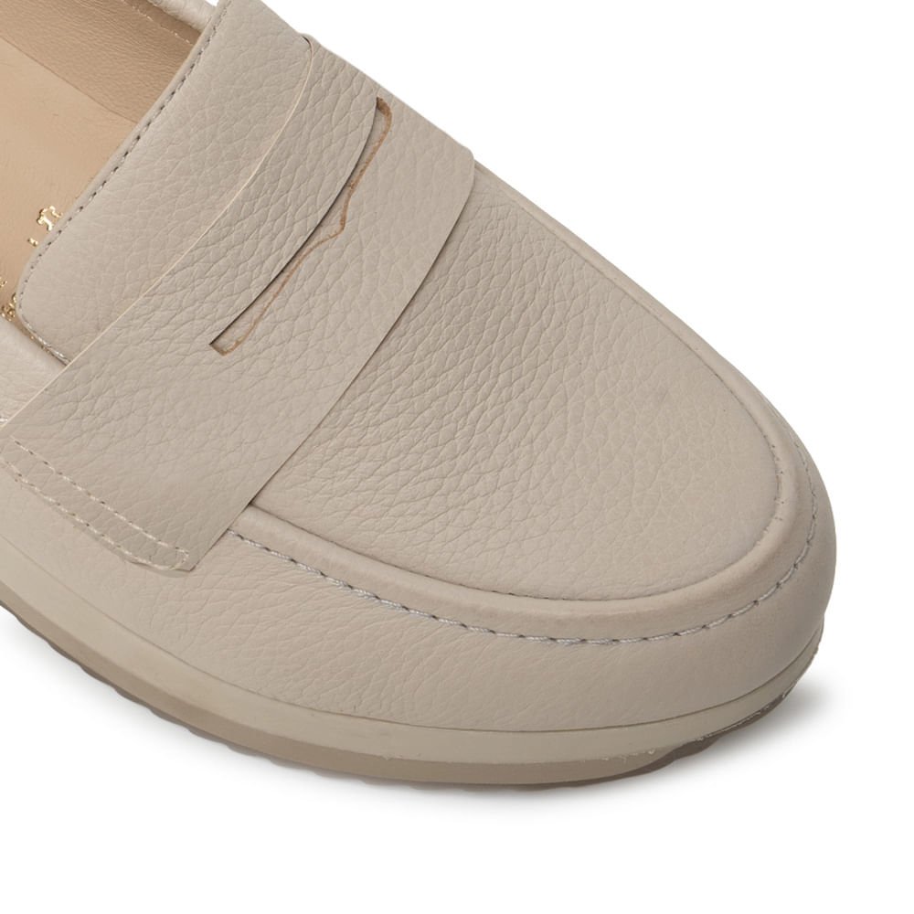 Zapato Oxford Casual ALE-2639 Vainilla Viale Cuero - Imagen 6