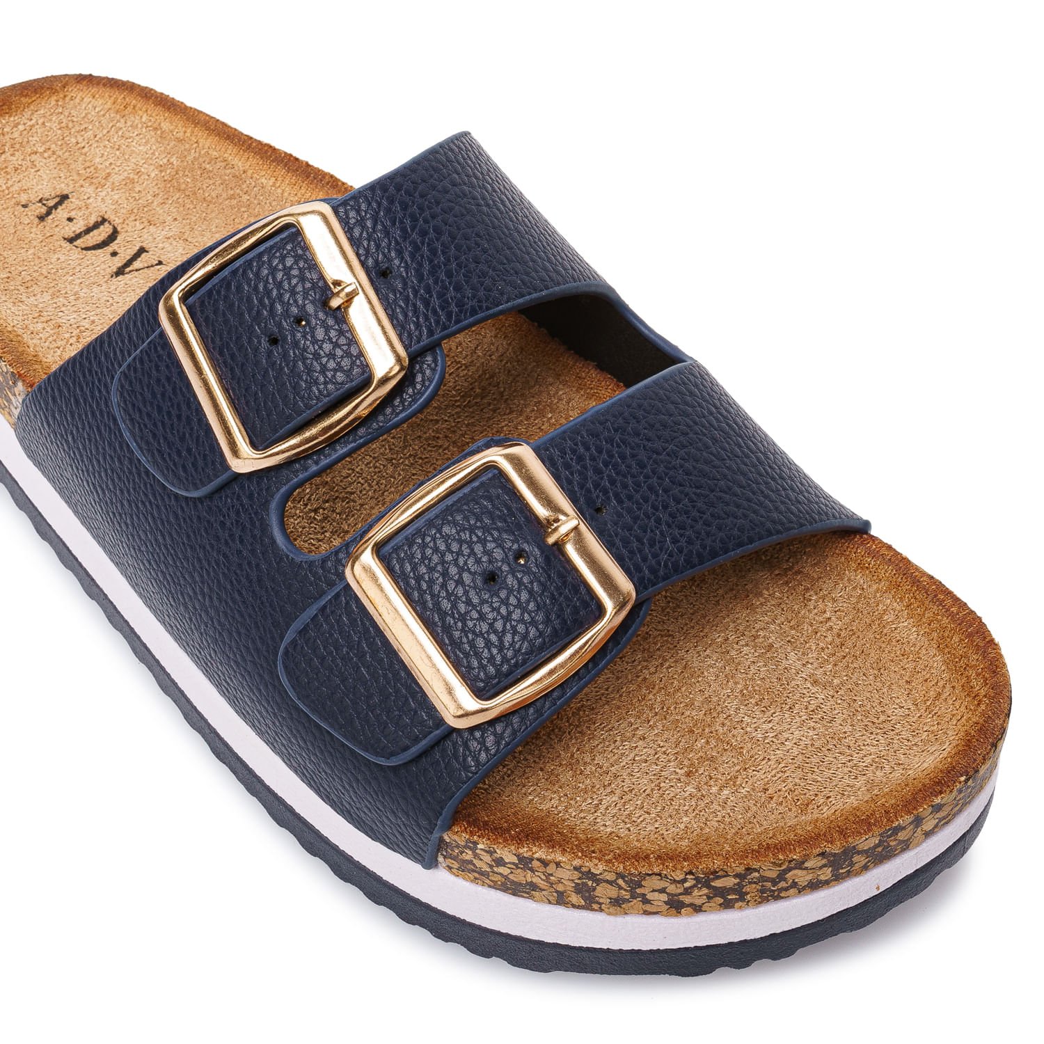 Sandalia Slide Casual ANA-2521 Patrio/Blue ADV - Imagen 3