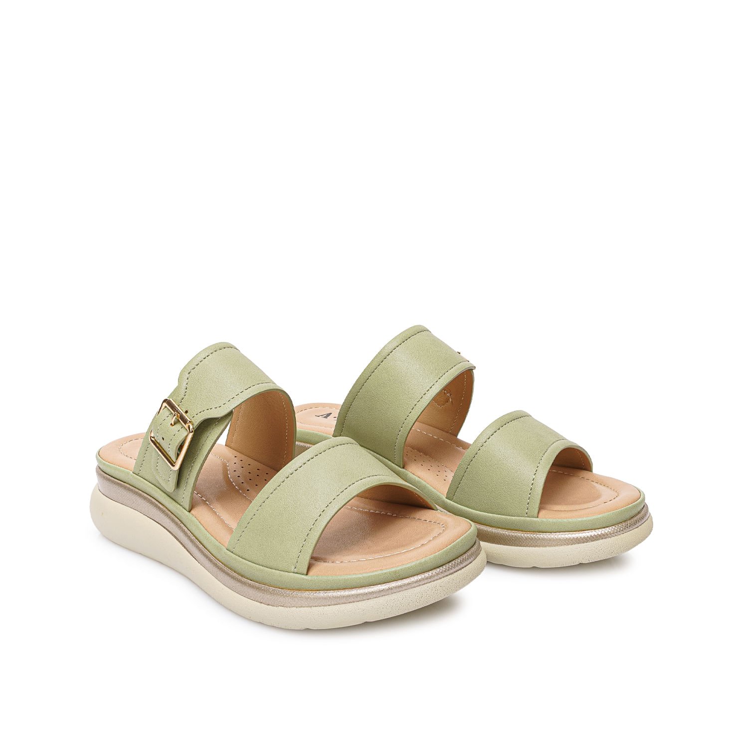 Sandalia Strap Casual ANA-2615 Verde/Menth ADV - Imagen 8