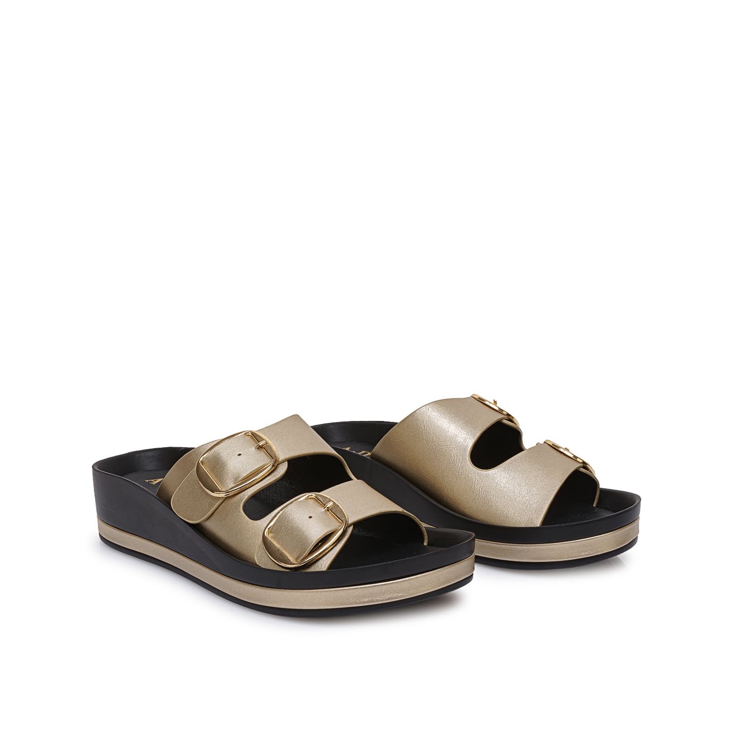 Sandalia Strap Casual ANA-2623 Dorado ADV - Imagen 4
