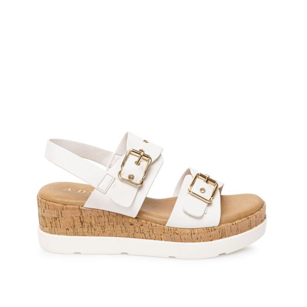 Sandalia Strap Casual ANA-2627 Blanco ADV