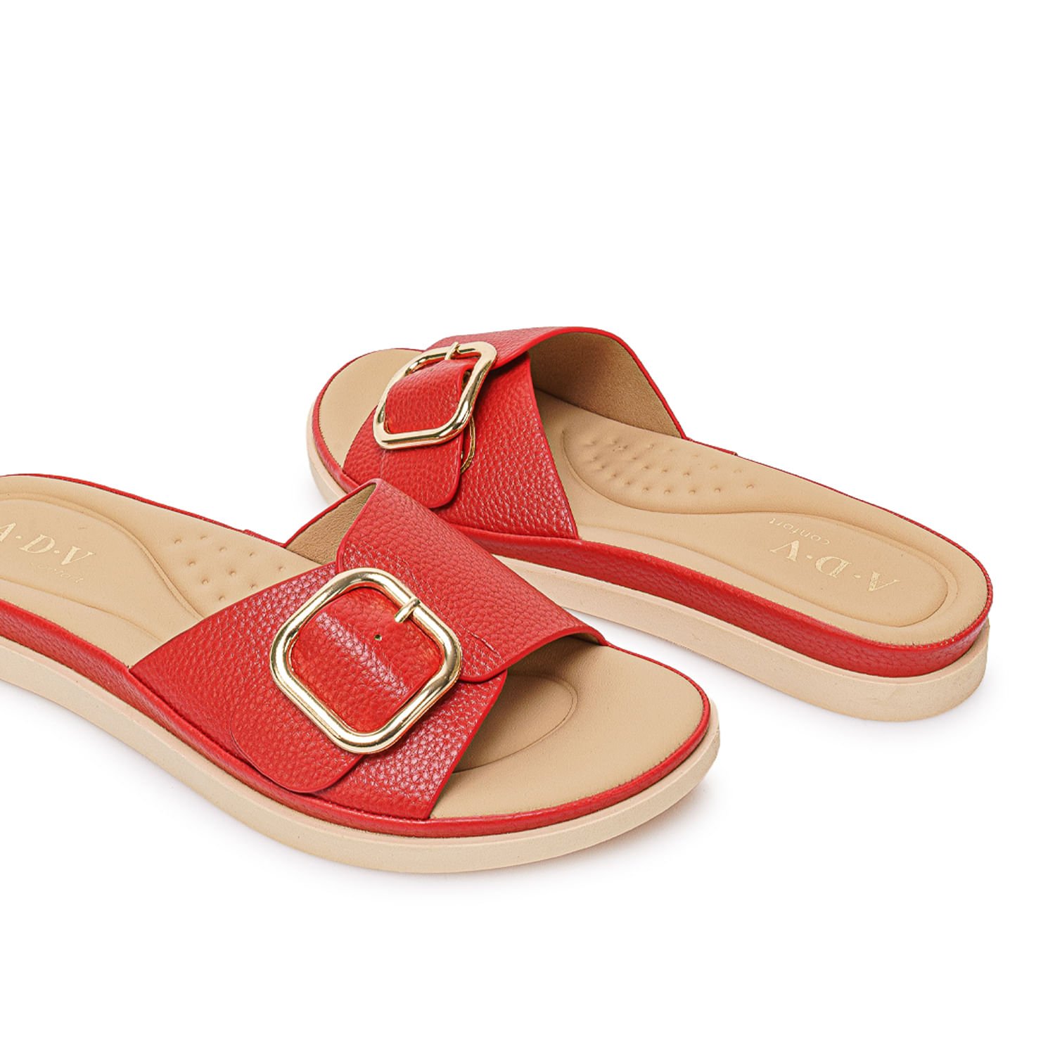Sandalia Slide Casual ANA-2637 Rojo ADV - Imagen 6