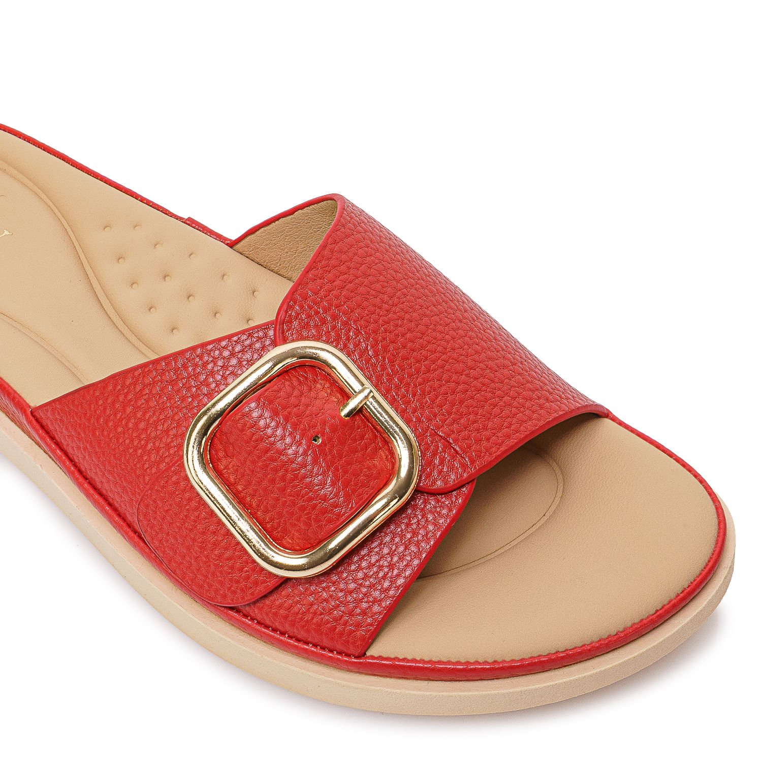 Sandalia Slide Casual ANA-2637 Rojo ADV - Imagen 7