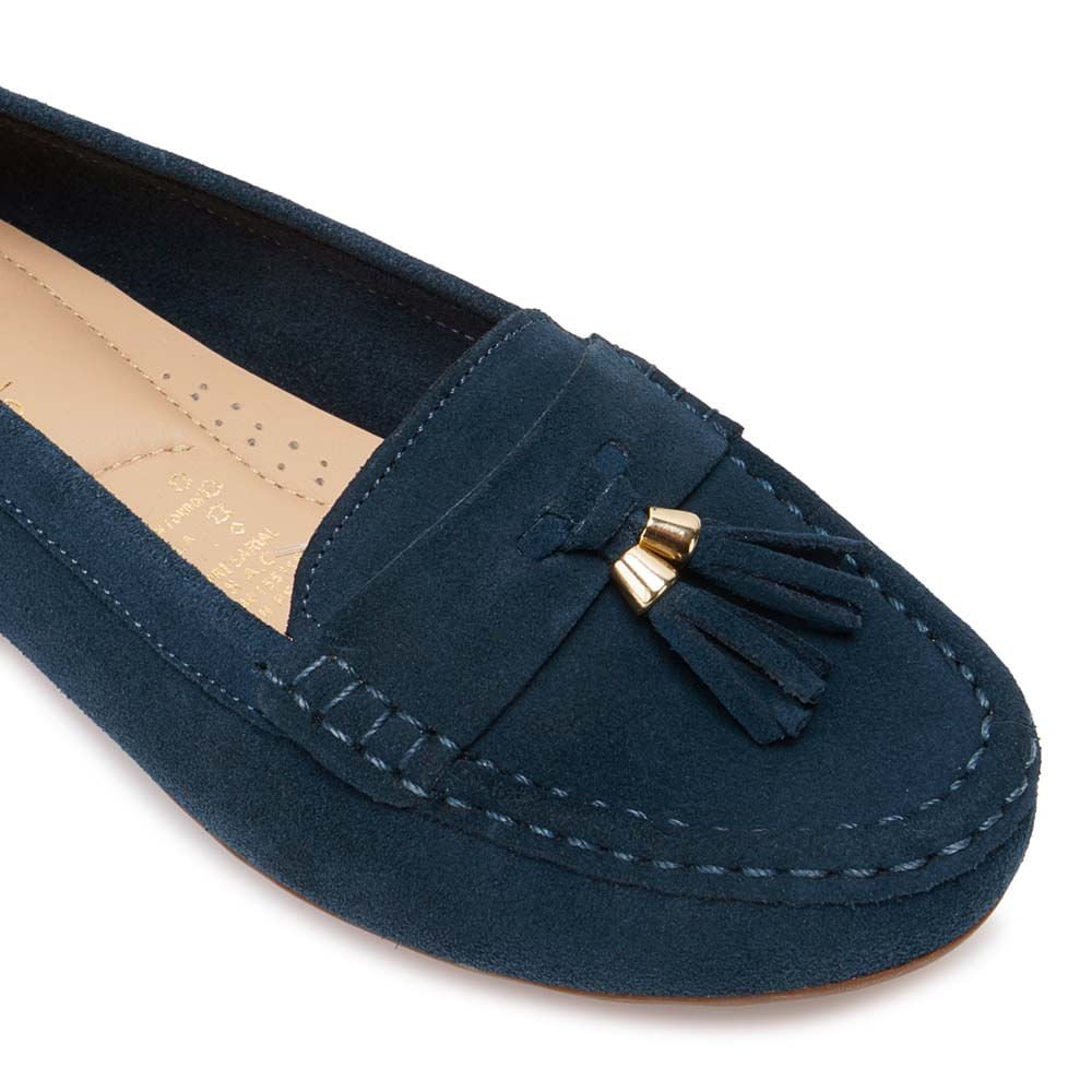 Zapato Mocasín Casual AVE-2640 Azul Viale Cuero - Imagen 2