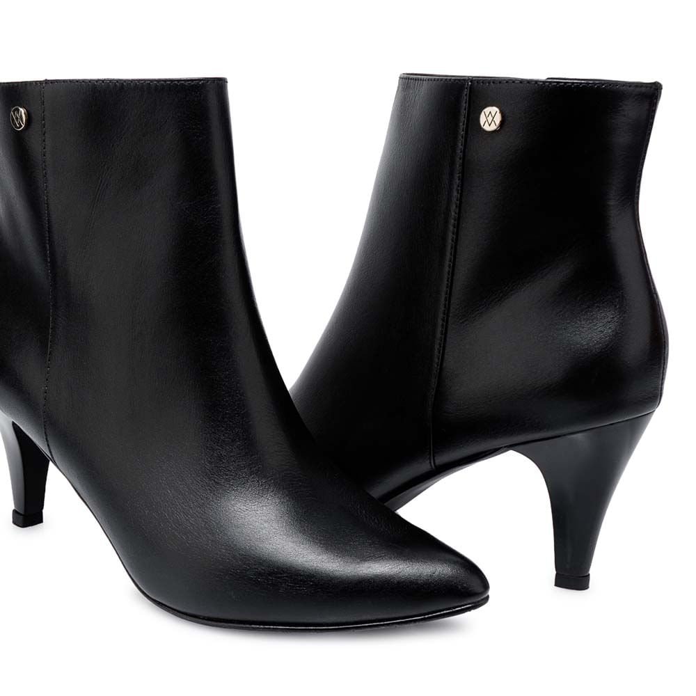 Botín Casual TATI-2550 Negro Viale Cuero - Imagen 7