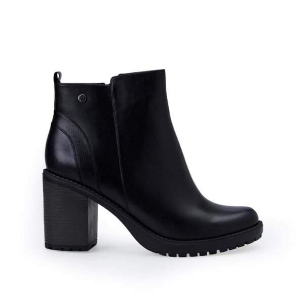 Botín  Casual LINDA-2513 Negro Viale Cuero