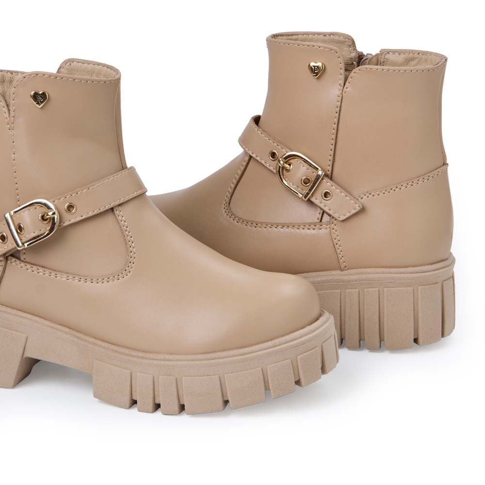 Botín Casual LIA-2526 Beige Piazza Kids - Imagen 3