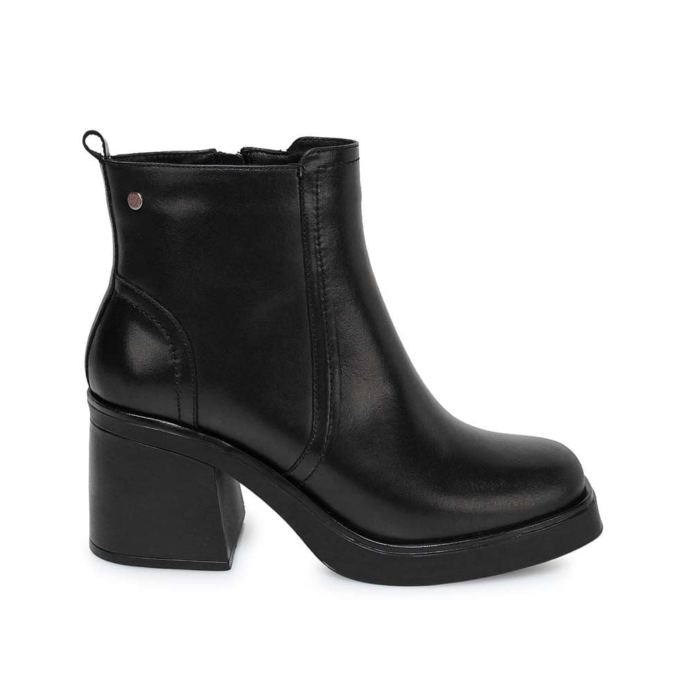 Botín Casual FER-2542 Negro Viale Cuero - Imagen 5