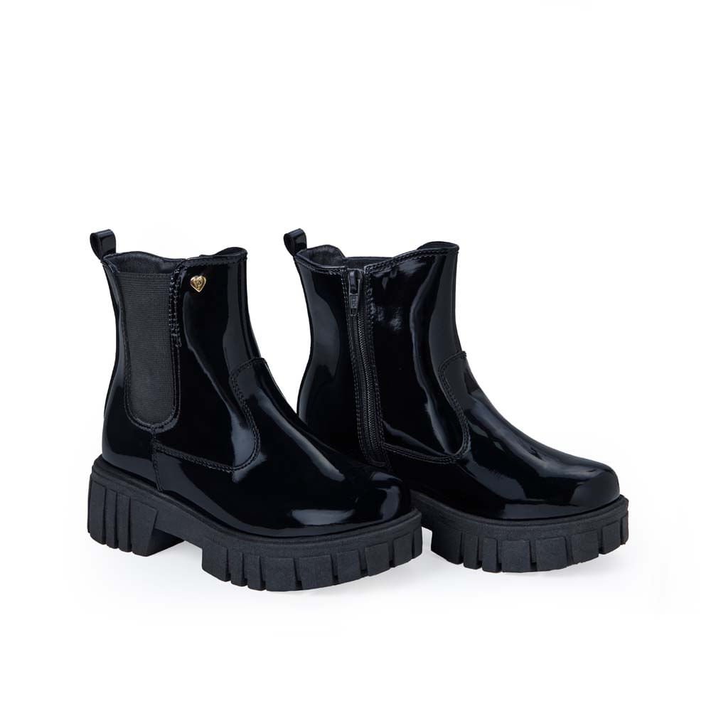 Botín Casual LIA-2538 Negro Piazza Kids - Imagen 4