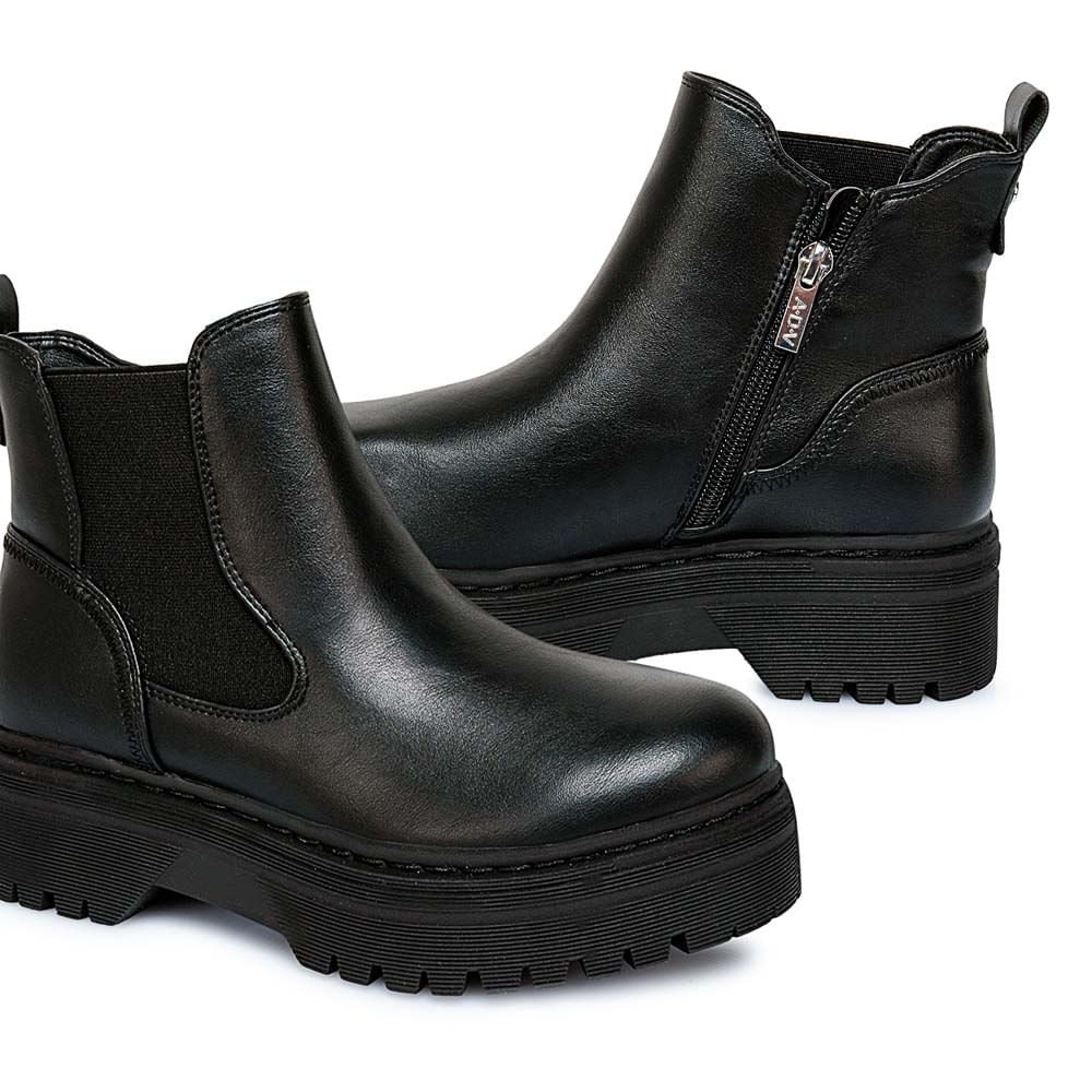 Botín Chelsea Casual DAVI-2529 Negro ADV - Imagen 7