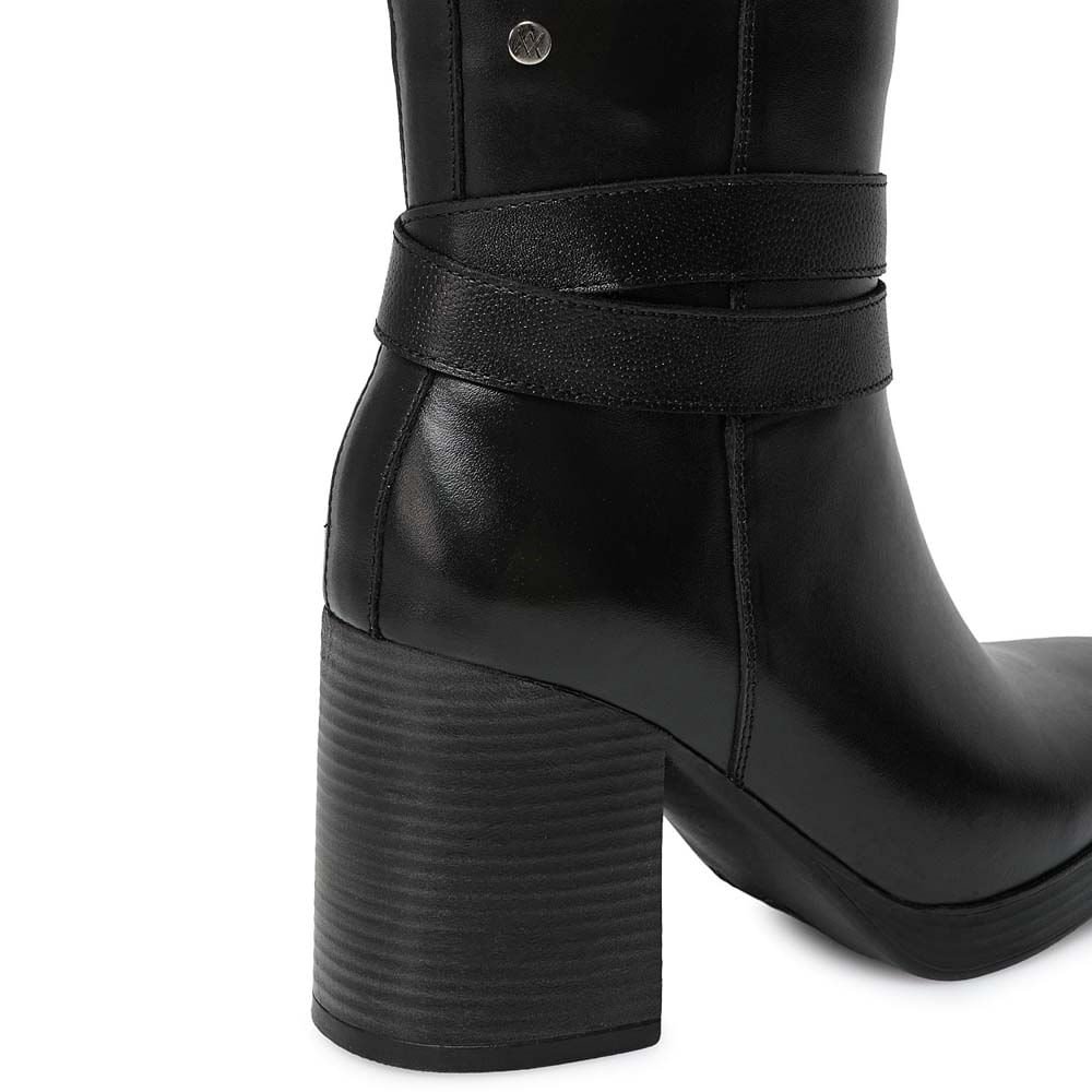 Botín Chelsea Casual FER-2541 Negro Viale Cuero - Imagen 6