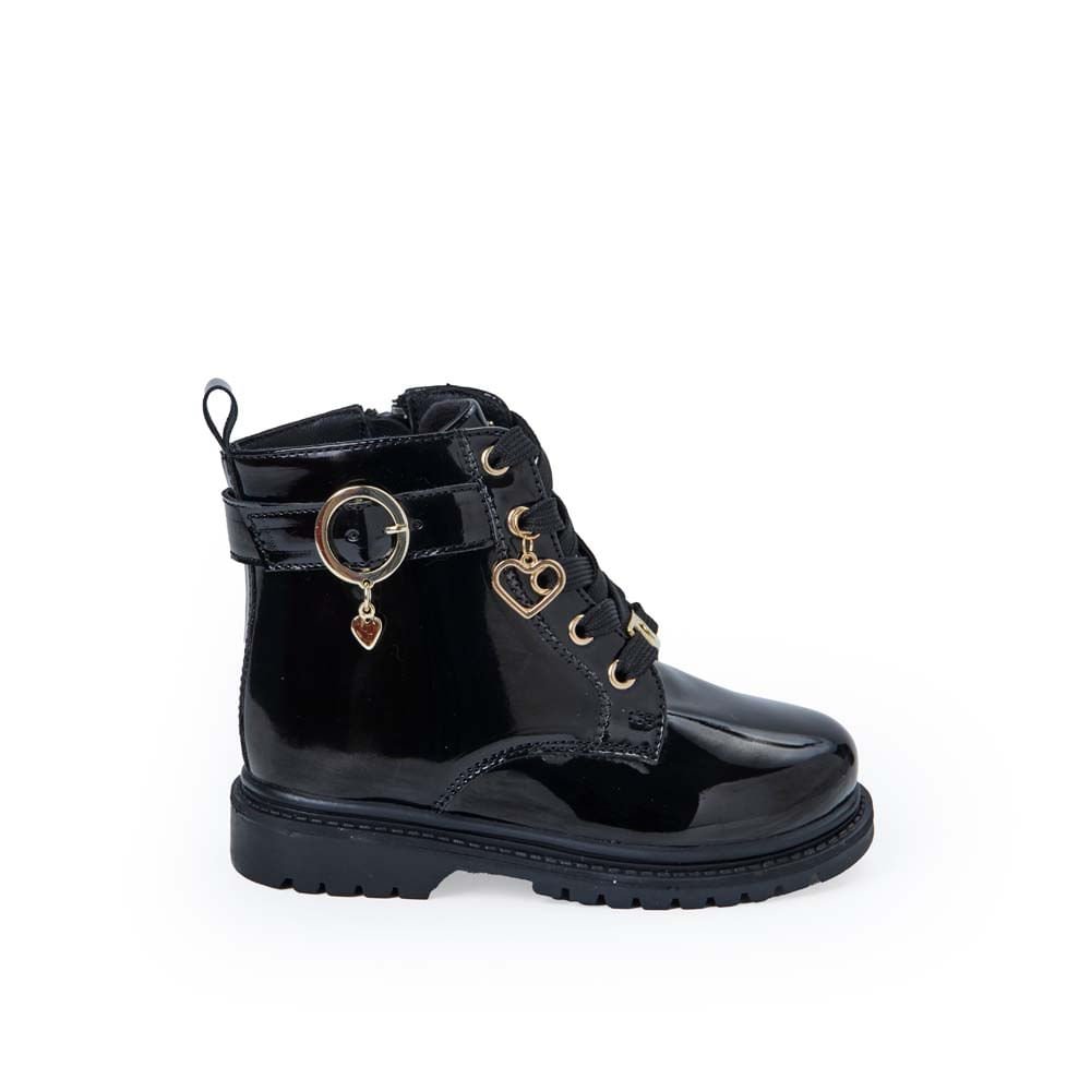 Botín Derby Casual CARITO-2505 Negro Piazza Kids - Imagen 5