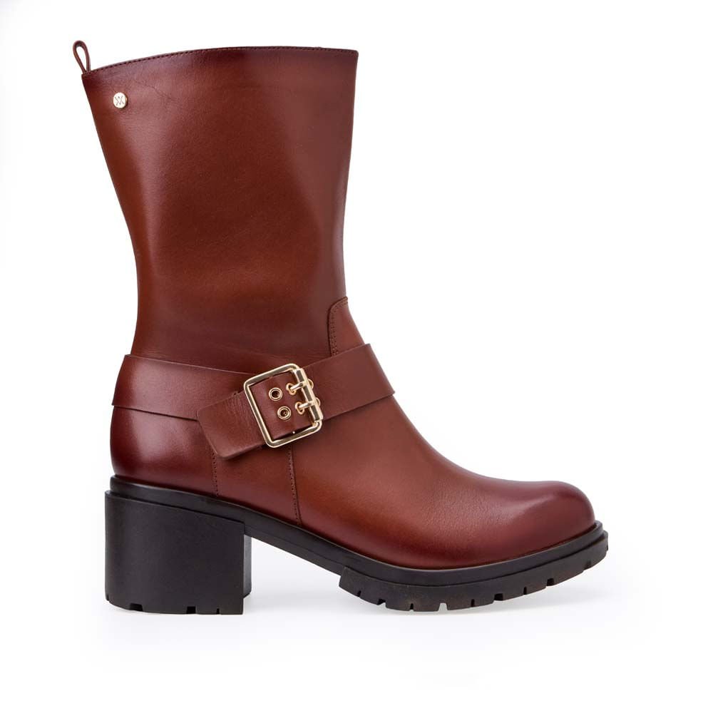 Botín Jodhpur Casual FER-2533 Tabaco Viale Cuero - Imagen 9