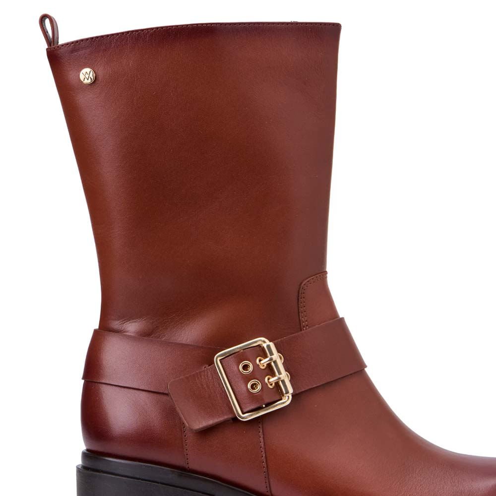 Botín Jodhpur Casual FER-2533 Tabaco Viale Cuero - Imagen 6