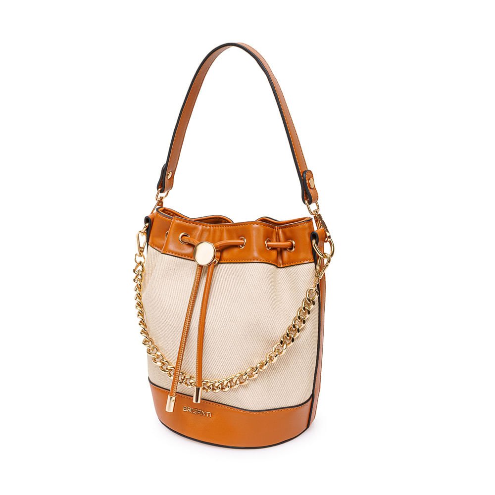 Cartera Briganti Satchel BRI-CM2606 Hueso/Natural - Imagen 4