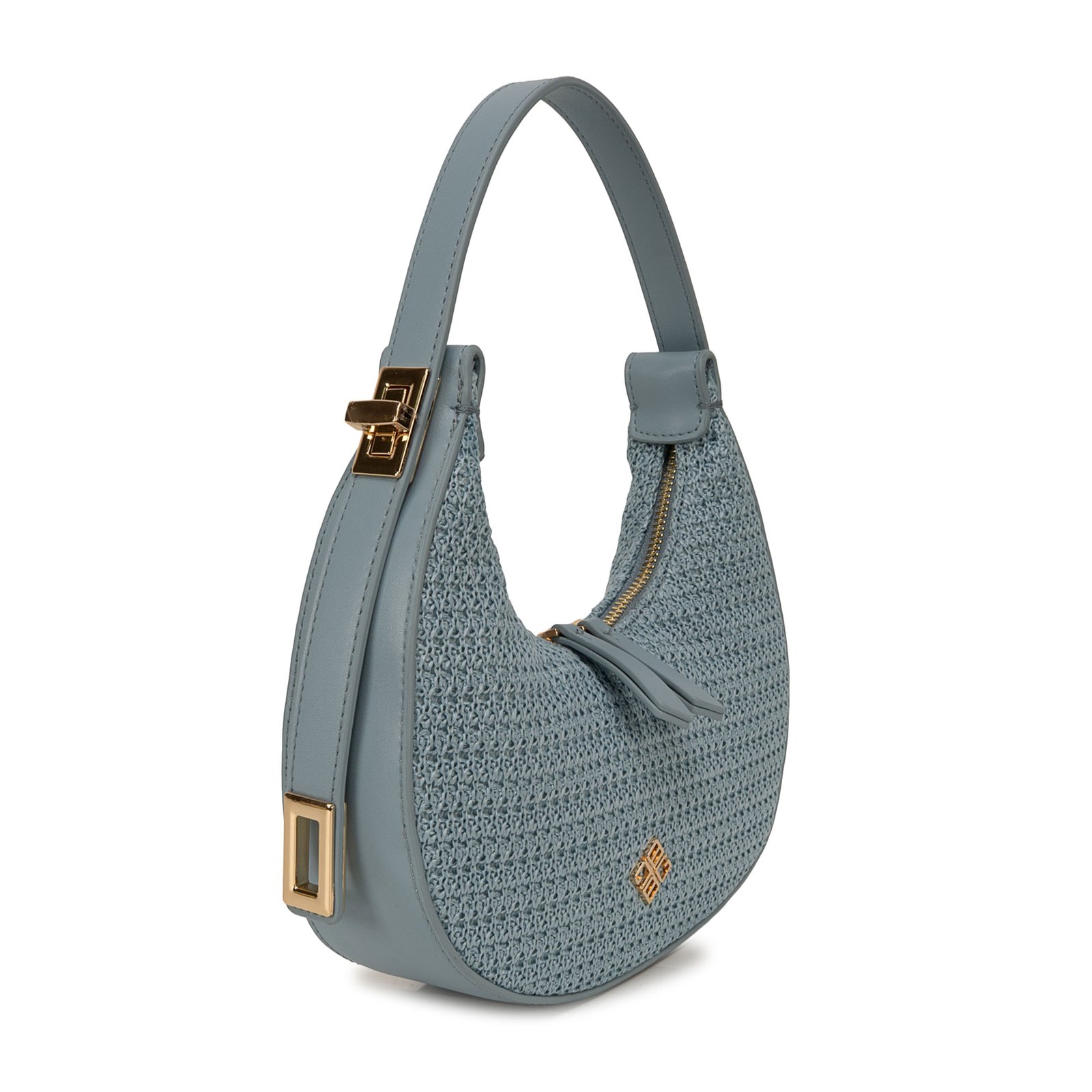Cartera Briganti Shoulder Bag BRI-CM2613 Celeste - Imagen 4
