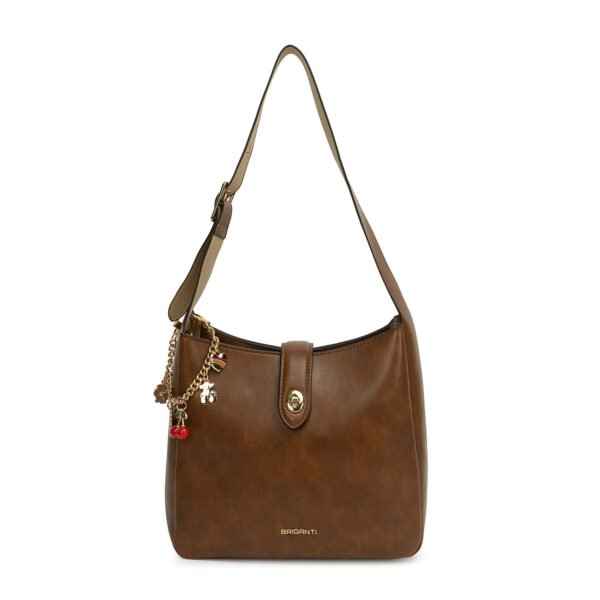 Cartera Briganti Mini Shoulder BRI-CM2626 Habano