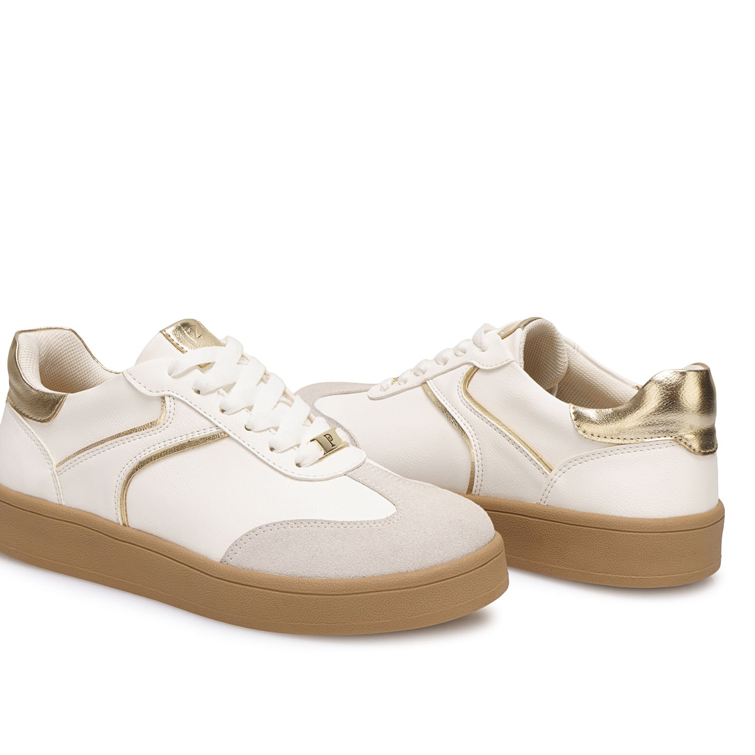 Zapatilla Casual CESI-2615 Blanco/Dorado Piazza - Imagen 6