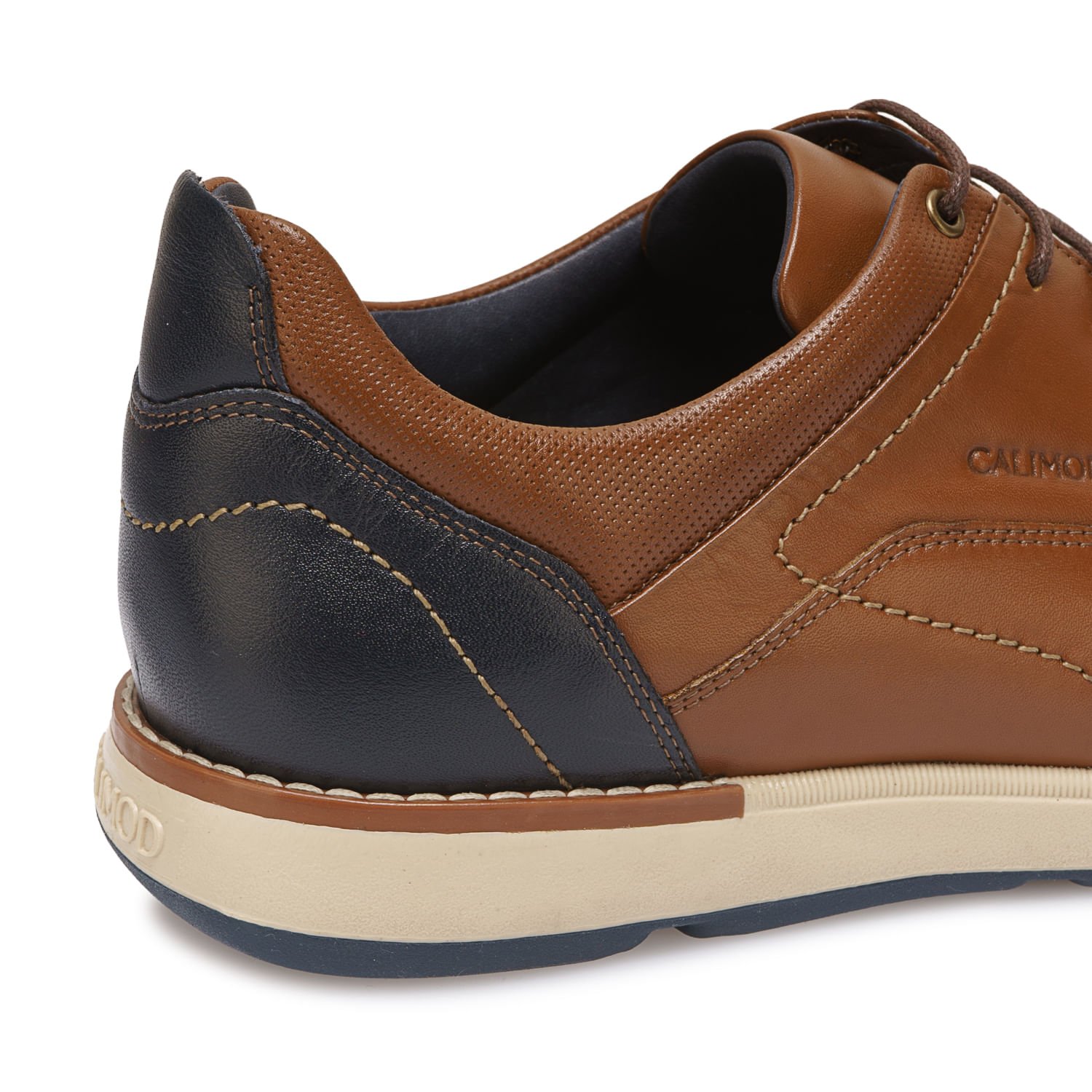 Zapato Derby Casual CYV-006 Tan Calimod Cuero - Imagen 15