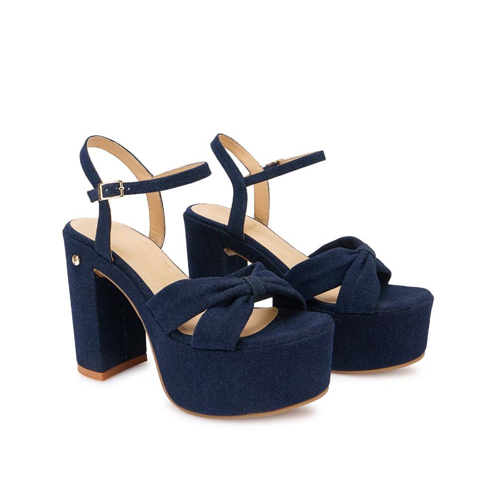 Sandalia D'orsay Casual DEXA-2615 Azul Piazza - Imagen 4