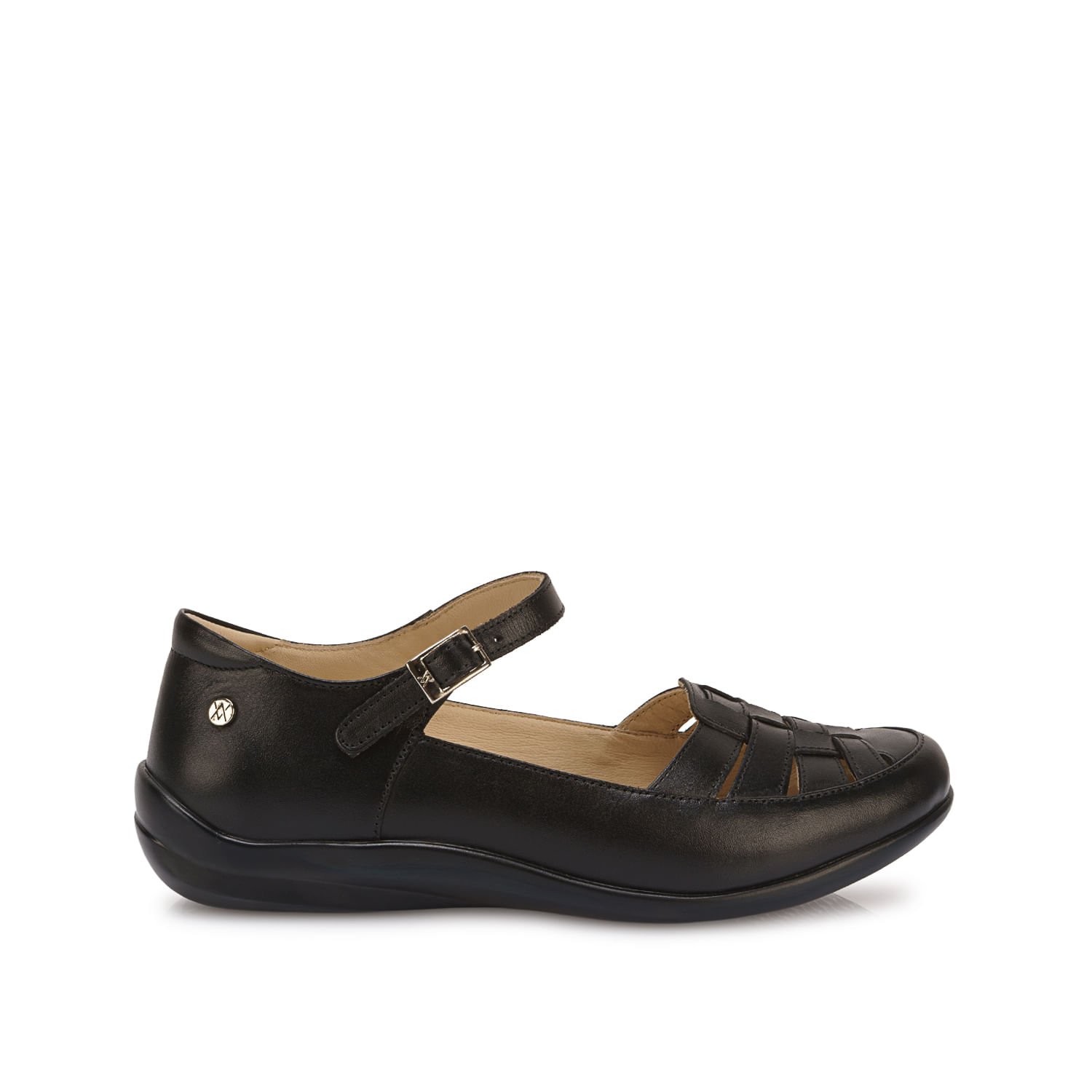 Zapato Canasta Casual DK-2601 Negro Viale Cuero - Imagen 5