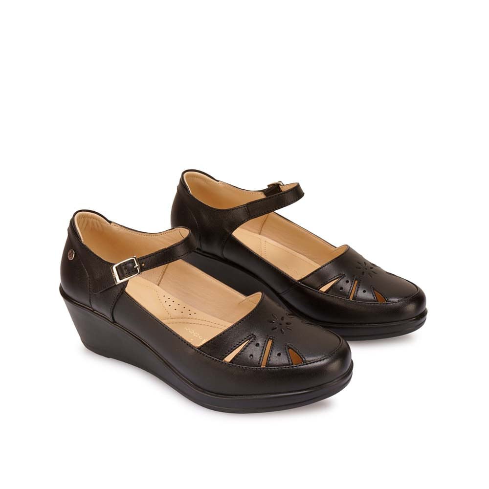 Zapato Canasta Casual DK-2602 Negro Viale Cuero - Imagen 4