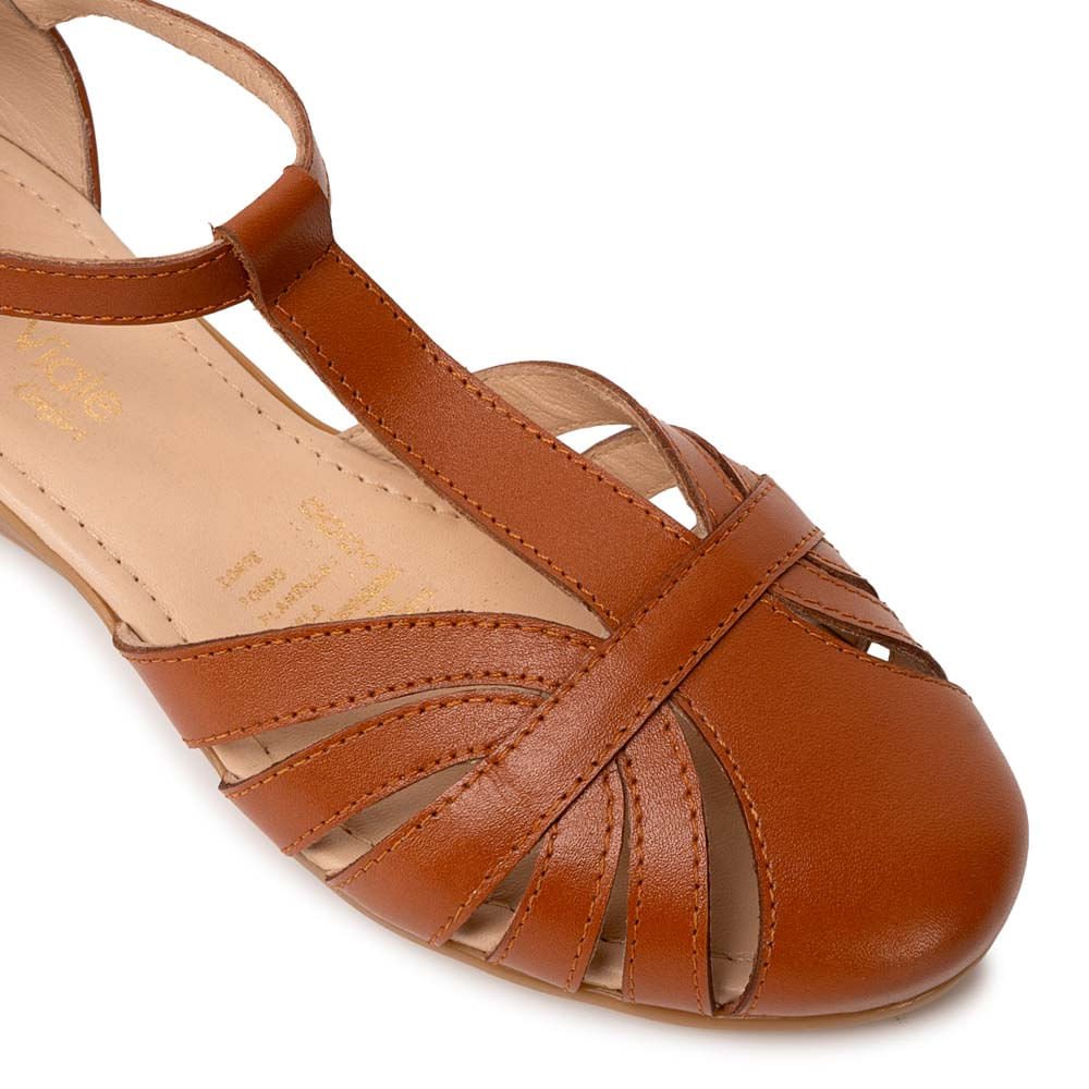 Sandalia Canasta Casual DK-2603 Natural Viale Cuero - Imagen 6