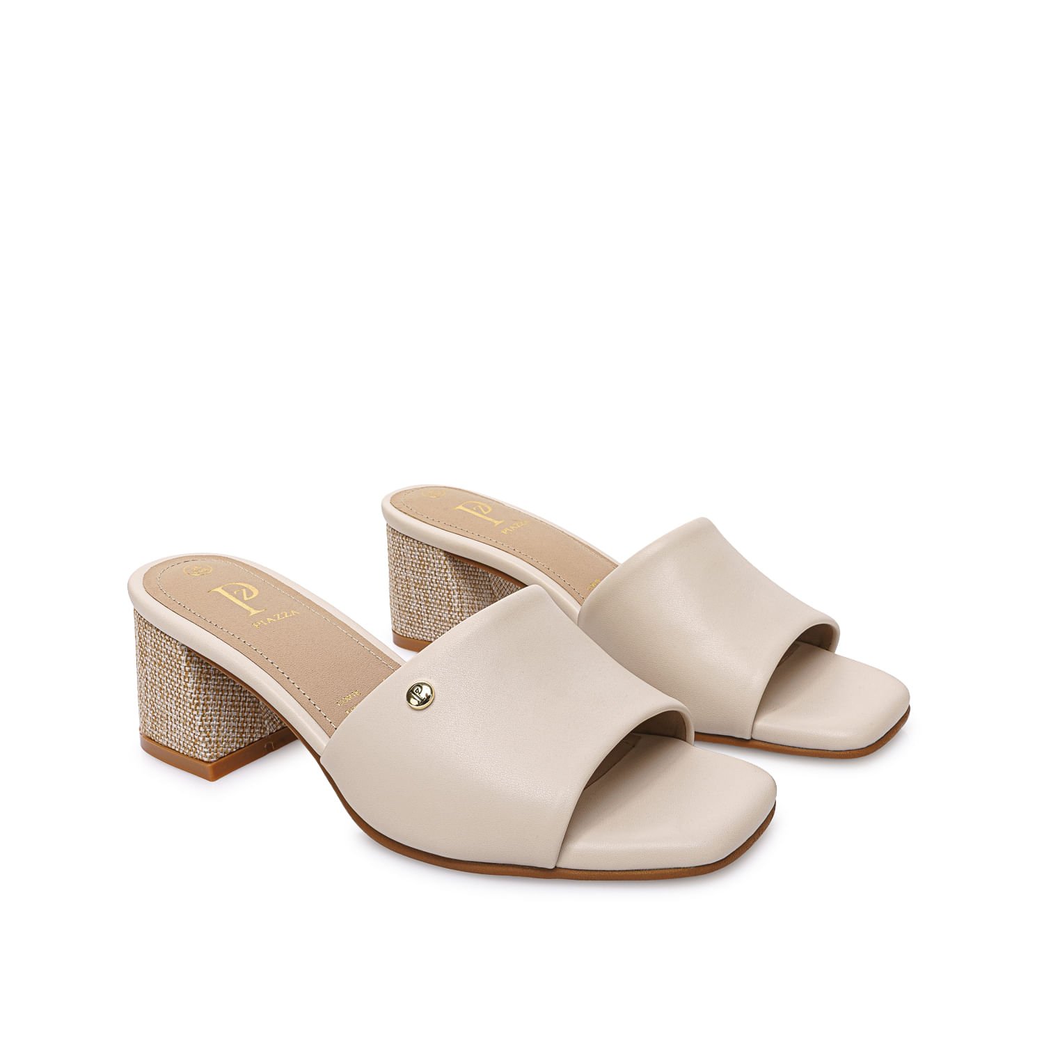 Sandalia Slide Casual DON-2611 Hueso Piazza - Imagen 4