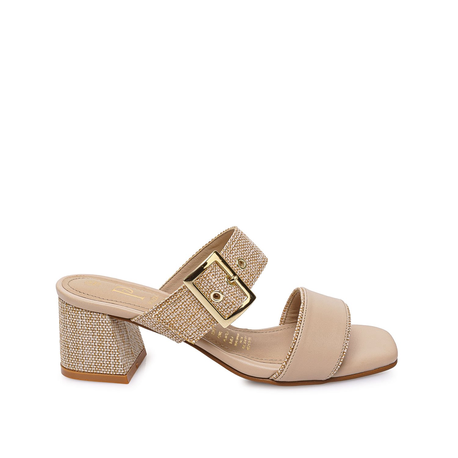 Sandalia D'Orsay Casual DON-2614 Beige Piazza - Imagen 5