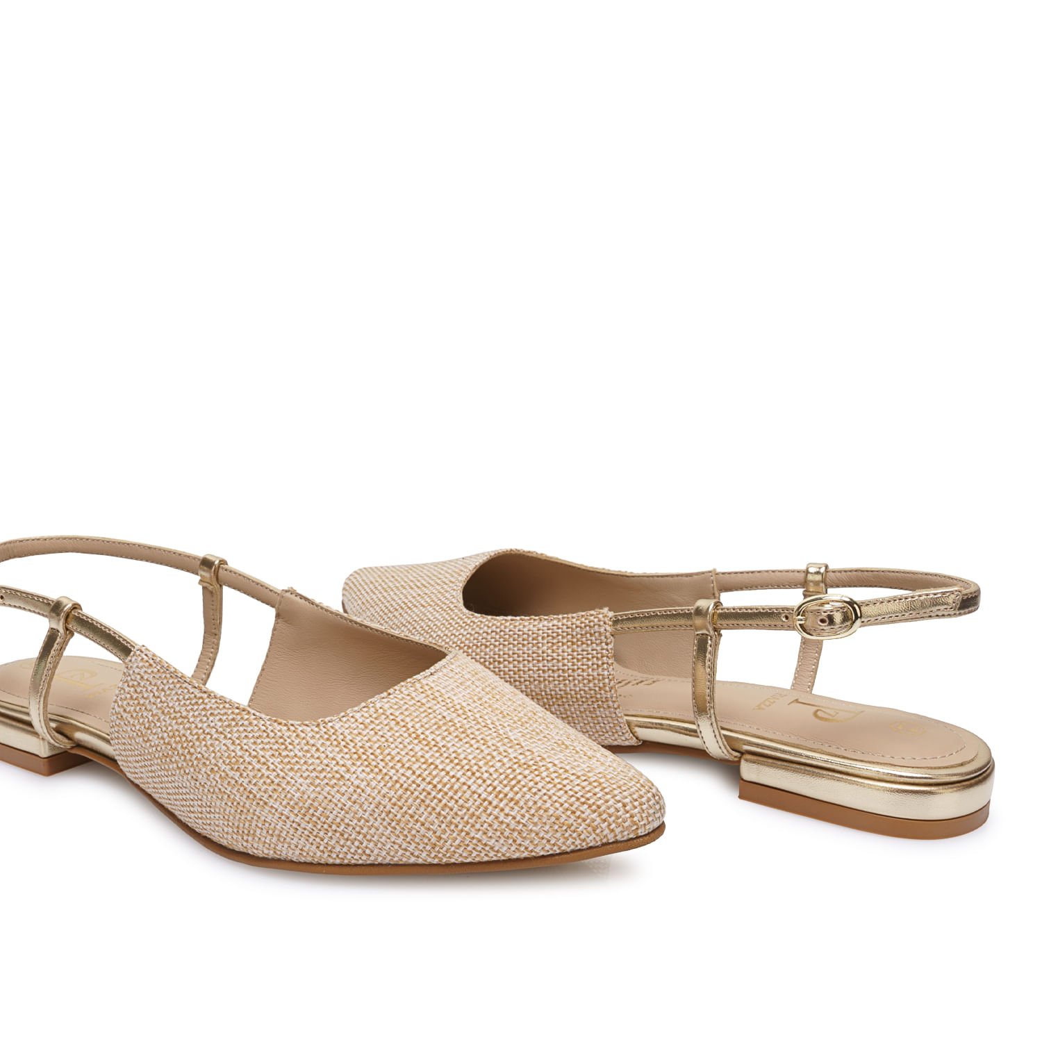 Zapato Stiletto Casual DON-2630 Beige Piazza - Imagen 2