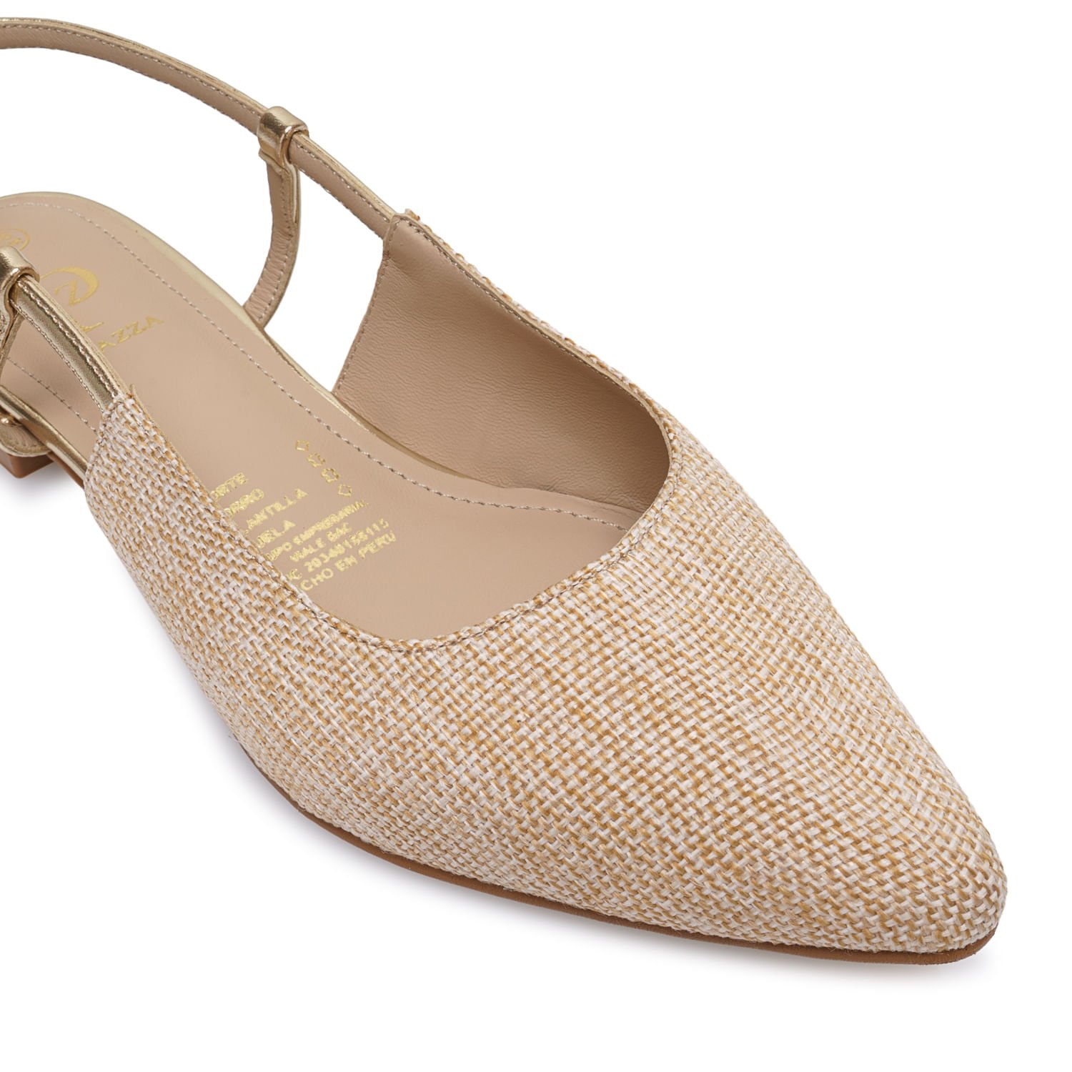 Zapato Stiletto Casual DON-2630 Beige Piazza - Imagen 3