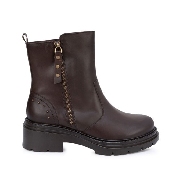 Botin Chelsea FER-2649 Chocolate Viale Cuero