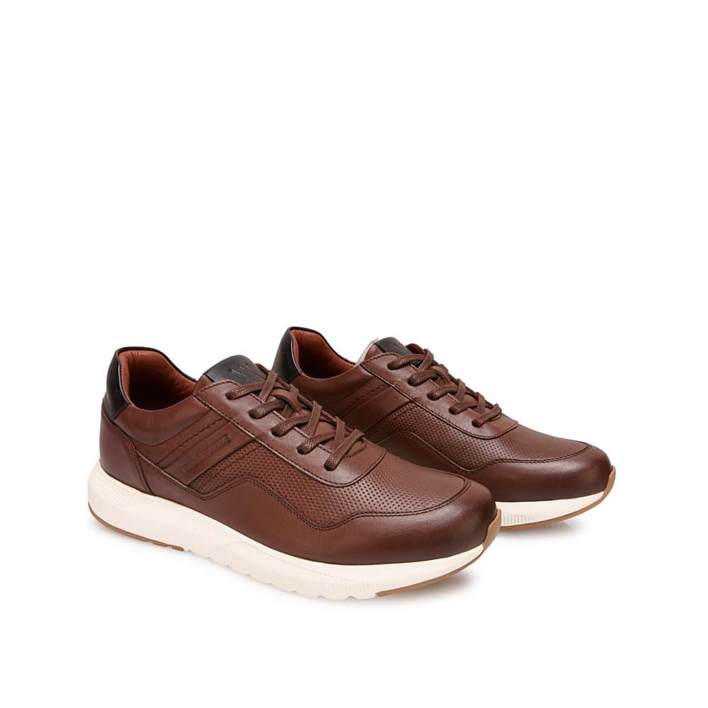 Zapatilla Casual JOSE-2603 Africano Viale Homme Cuero - Imagen 4