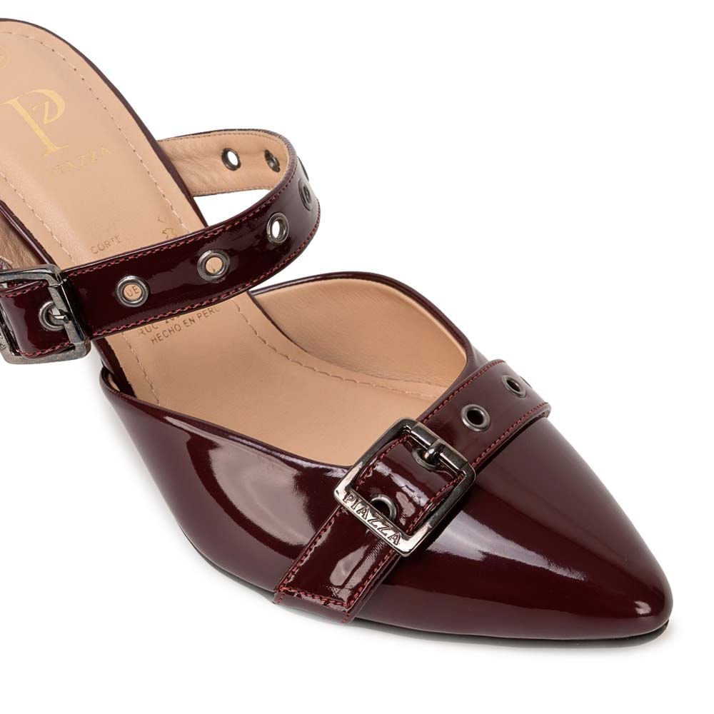 Zapato Stiletto Casual KATHE-2622 Vino Piazza - Imagen 6