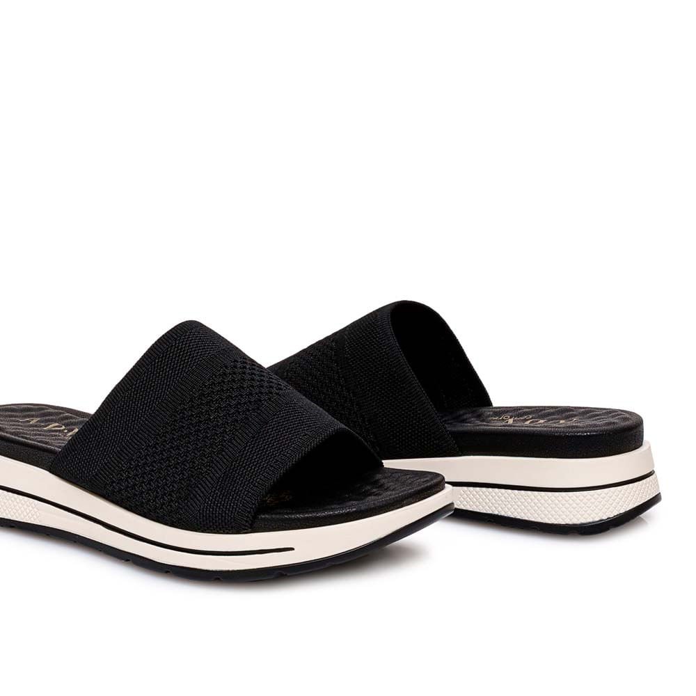 Sandalia Slide Casual LAU-2601 Negro ADV - Imagen 3