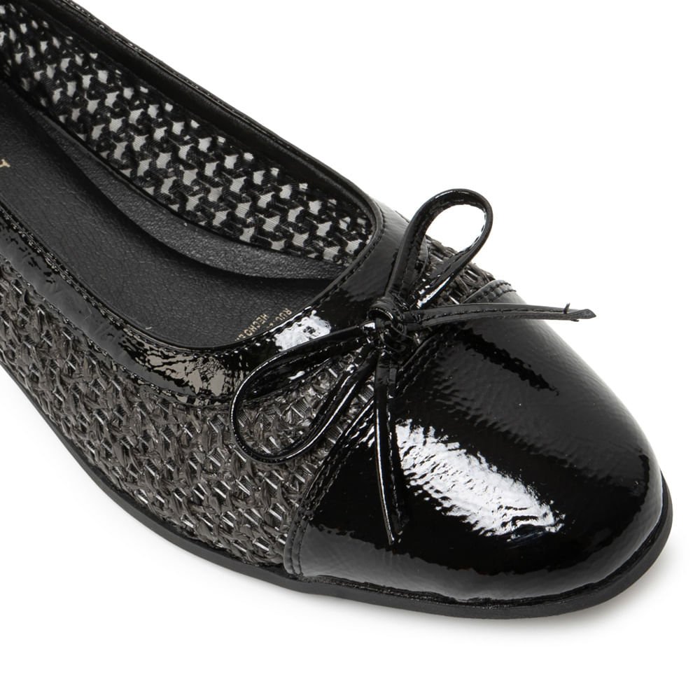 Zapato Ballerina Casual LAU-2610 Negro ADV - Imagen 6