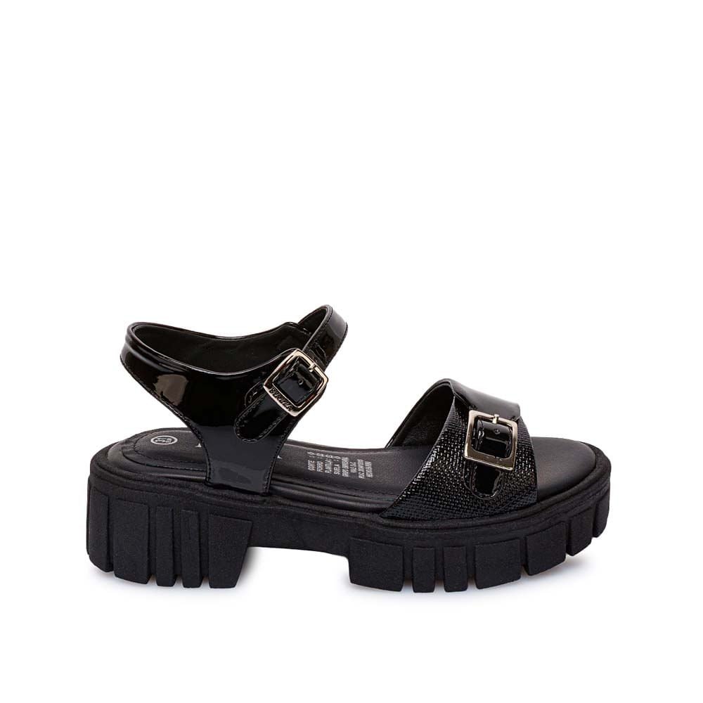 Sandalia D'Orsay Casual LIA-2602 Negro Piazza Kids - Imagen 9