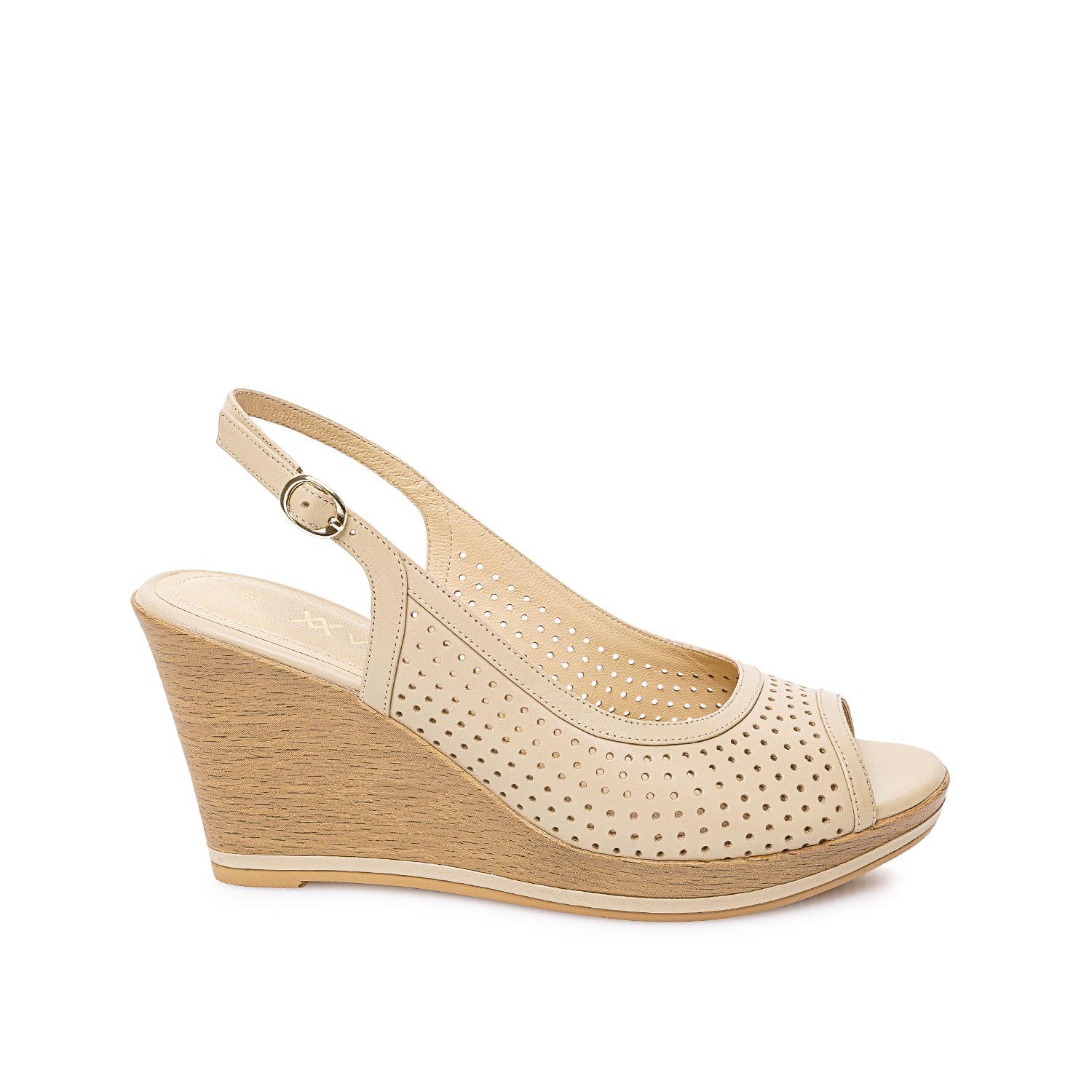 Sandalia Peep Toe Casual LINDA-2602 Pele Viale Cuero - Imagen 5
