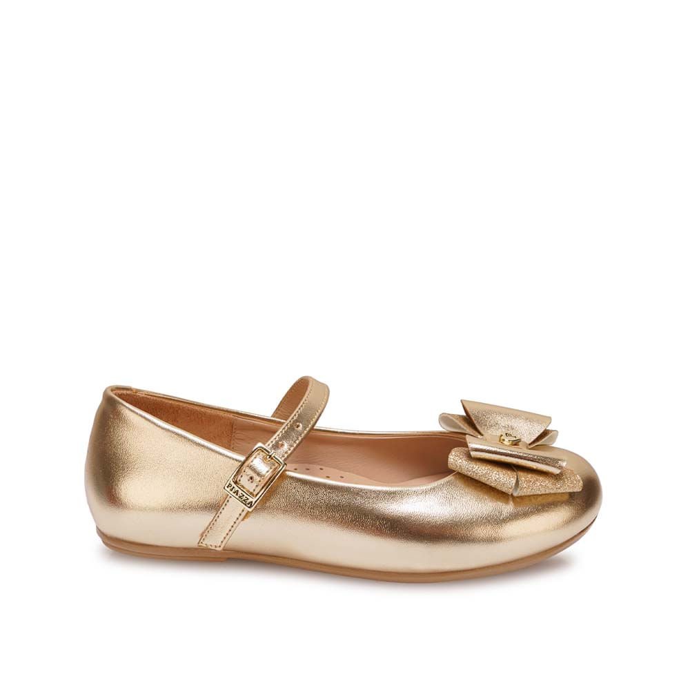 Zapato Ballerina Casual MADIS-2616 Dorado Piazza Kids - Imagen 5