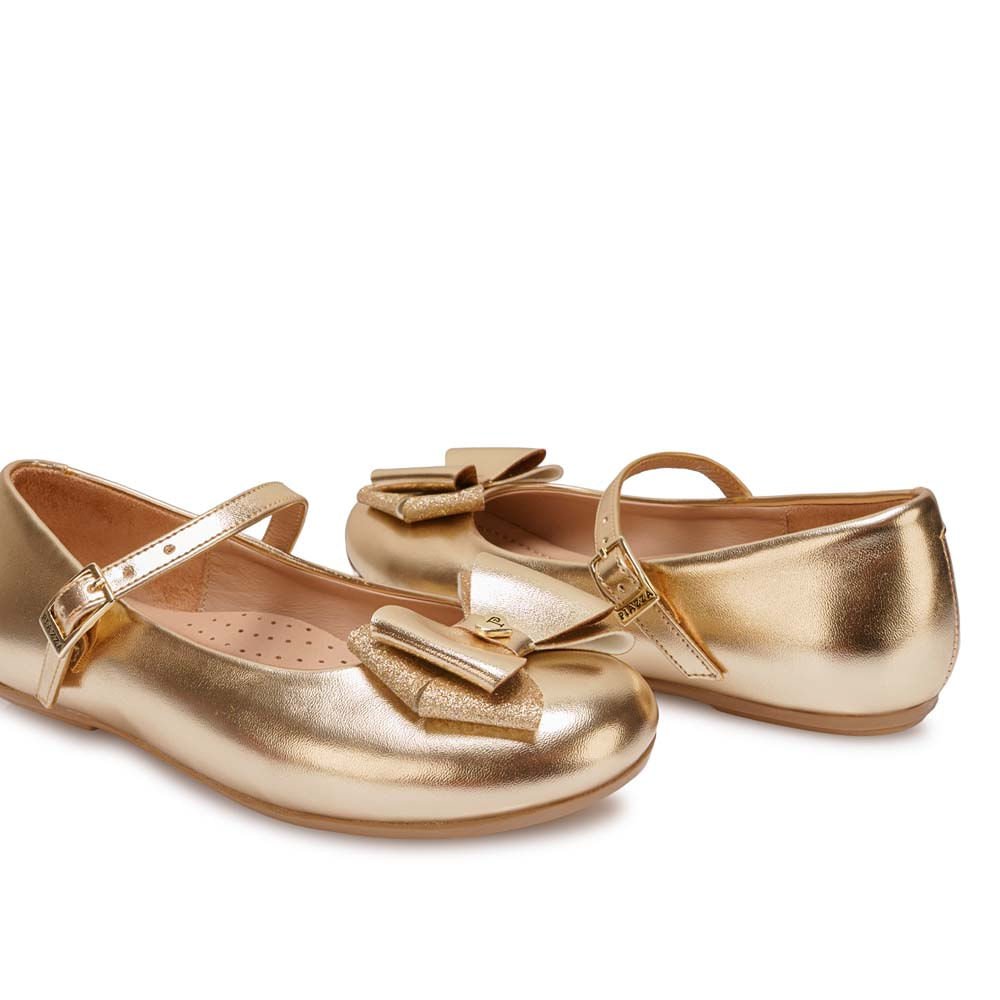 Zapato Ballerina Casual MADIS-2616 Dorado Piazza Kids - Imagen 3