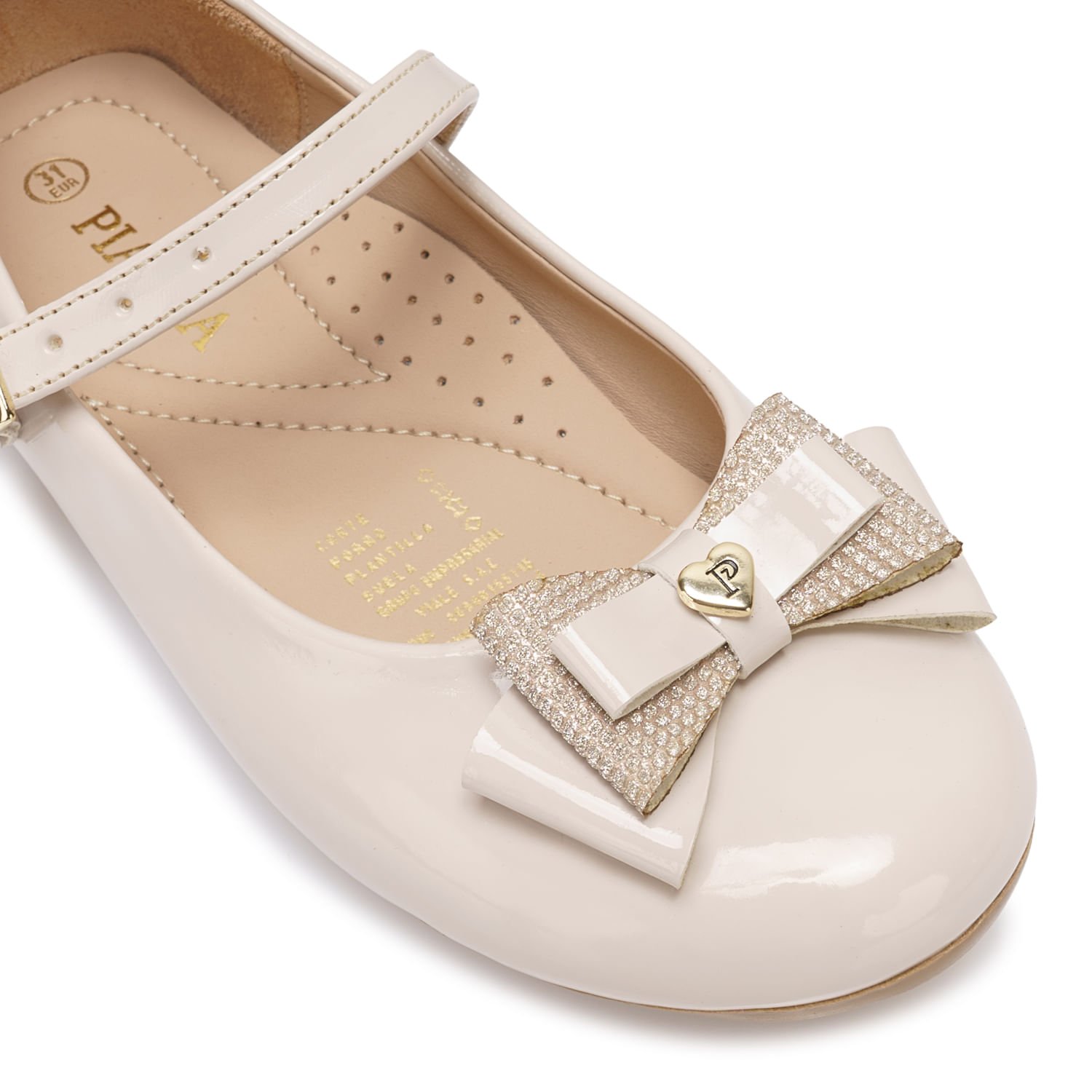 Zapato Ballerina Casual MADIS-2619 Hueso Piazza Kids - Imagen 3