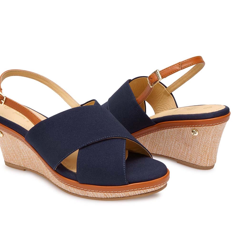 Sandalia D'orsay Casual MARC-2608 Azul Piazza - Imagen 11