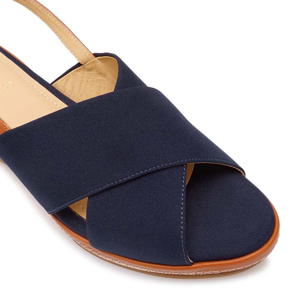 Sandalia D'orsay Casual MARC-2608 Azul Piazza - Imagen 2